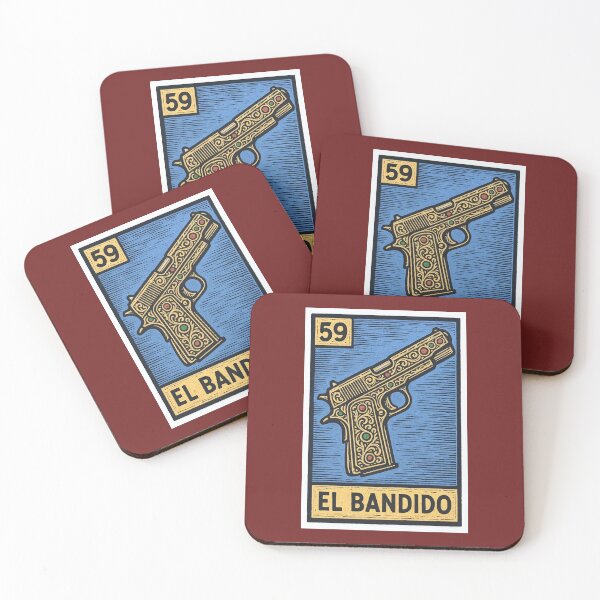 Item preview, Mexican Lottery Card 59 El Bandido The Bandit designed and sold by retrographics.