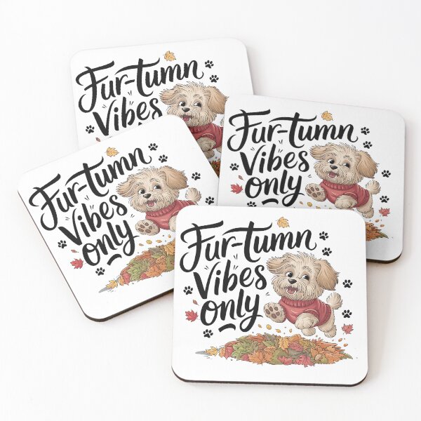 Item preview, Fur-tumn Vibes Only | Cute Fall Pet Lover  designed and sold by CuteDesignables.