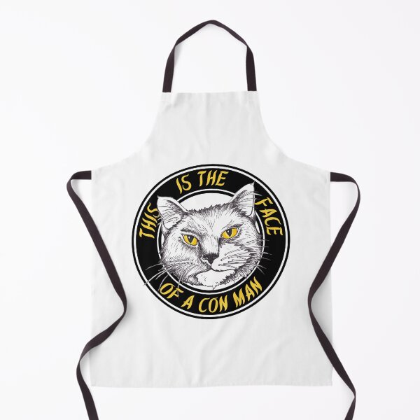 Item preview, This is the Face of a Con Man Tuxedo Cat designed and sold by Wyrd & Witchy Art and Design.