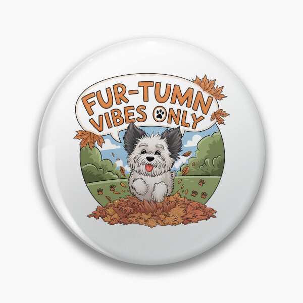 Item preview, Fur-tumn Vibes Only | Cute Fall Pet Lover  designed and sold by CuteDesignables.