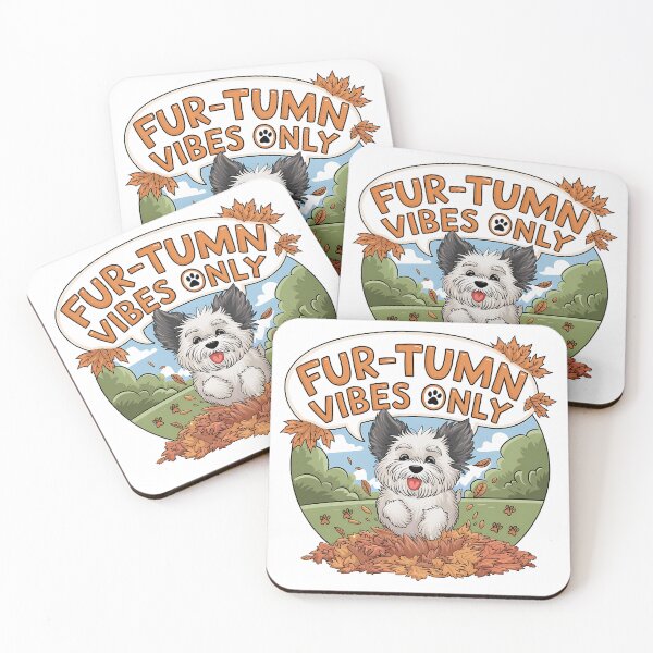 Item preview, Fur-tumn Vibes Only | Cute Fall Pet Lover  designed and sold by CuteDesignables.