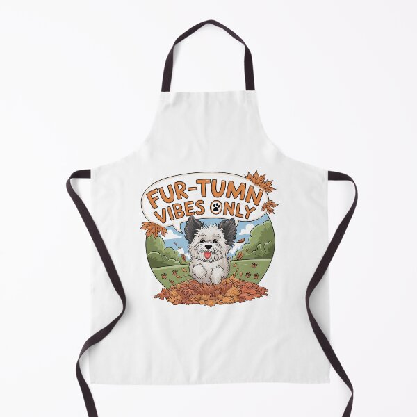 Item preview, Fur-tumn Vibes Only | Cute Fall Pet Lover designed and sold by CuteDesignables.