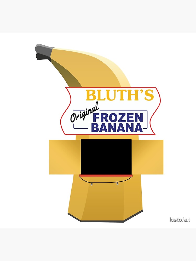 "Frozen banana" Poster by lostofan Redbubble
