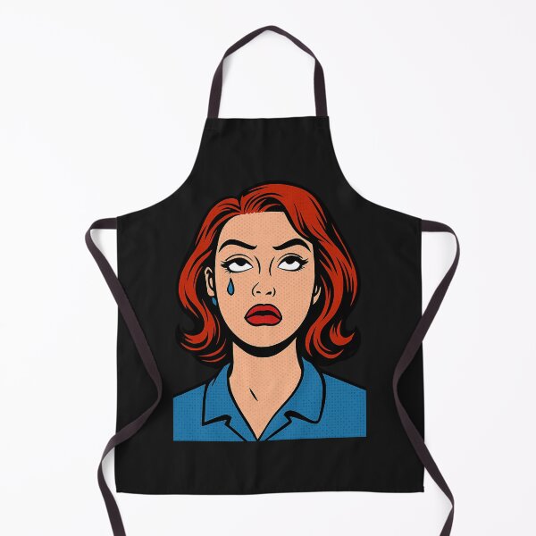 Item preview, Pop Art – Jaded Woman with Raised Eyes and Tears designed and sold by ALBANAT.