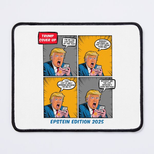 Item preview, Epstein Edition 2025 Comic Trump Cover Up Satire designed and sold by EthosWear.