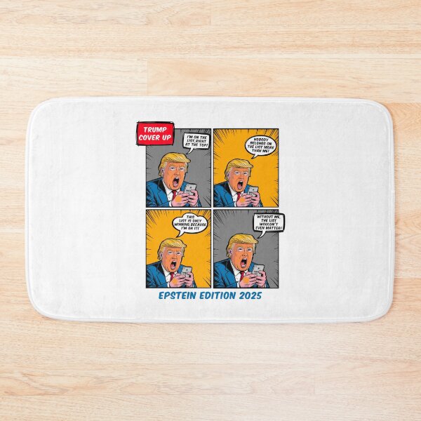 Item preview, Epstein Edition 2025 Comic Trump Cover Up Satire designed and sold by EthosWear.
