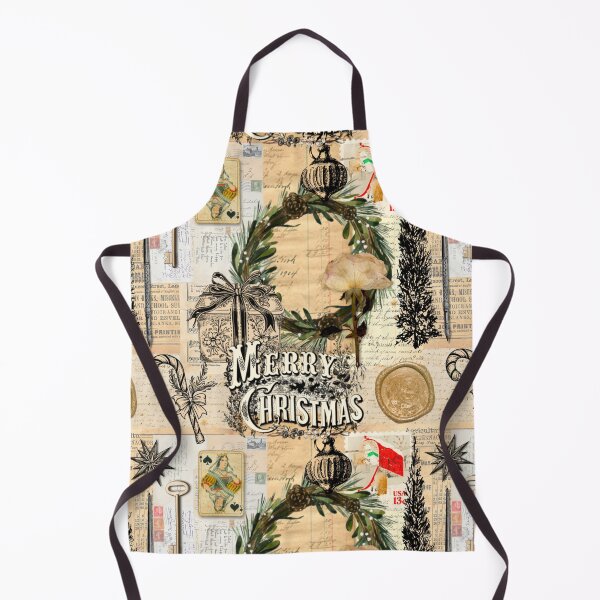 Item preview, Vintage Merry Christmas Collage on Antique Paper designed and sold by missdebi27.