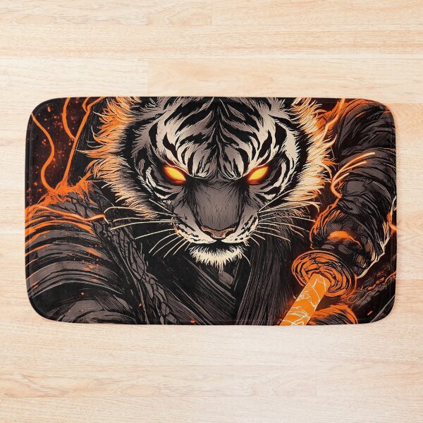 Item preview, Tiger Samurai Warrior Infernal Shadow Fierce Battle designed and sold by mildaclairmo.
