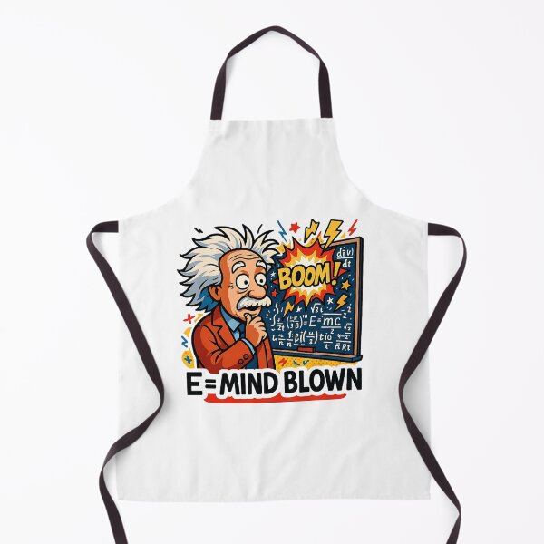 Item preview, E = Mind Blown – Funny Einstein Explosion designed and sold by Cheerioza.