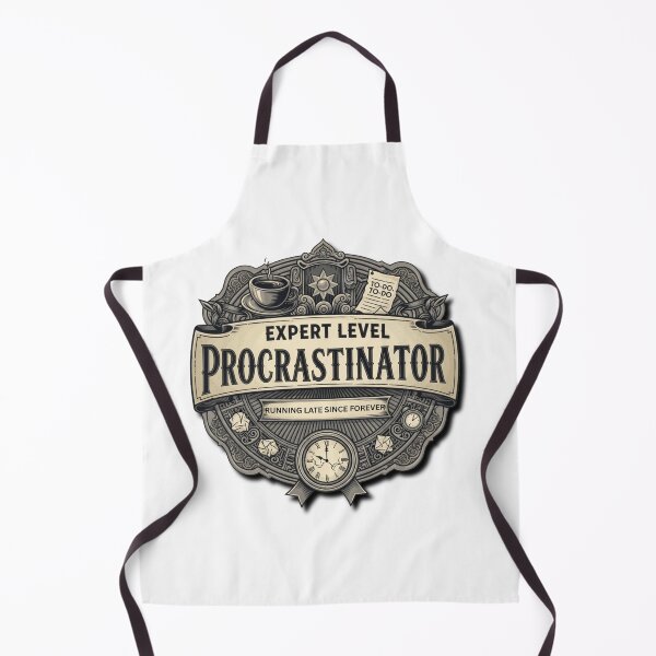 Item preview, EXPERT LEVEL PROCRASTINATOR  designed and sold by SETCreations.