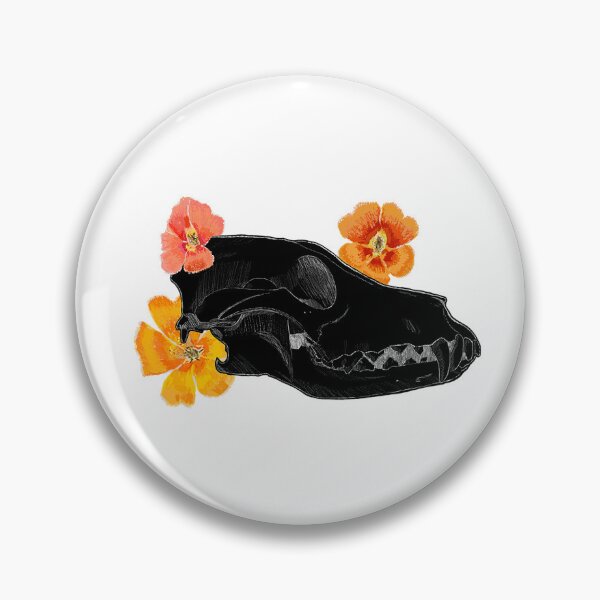 Item preview, Floral Canine Skull designed and sold by Dr. Leigh Designs.