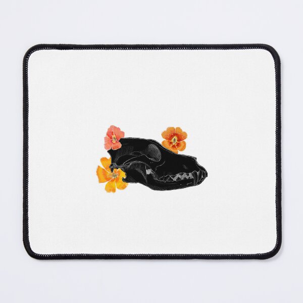 Item preview, Floral Canine Skull designed and sold by Dr. Leigh Designs.
