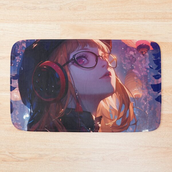 Item preview, Persona Game Futaba Sakura Persona5 Anime Wisteria Headphones Cyber Festival Glow designed and sold by mildaclairmo.