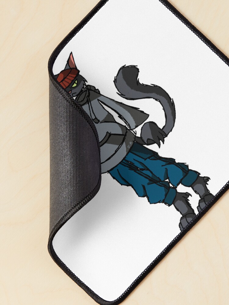 Thumbnail 2 of 5, Mouse Pad, Street Cat designed and sold by AwkwardlyScial.