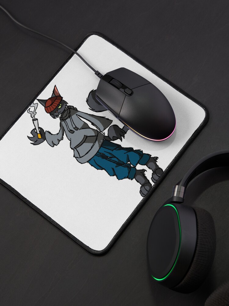 Thumbnail 4 of 5, Mouse Pad, Street Cat designed and sold by AwkwardlyScial.