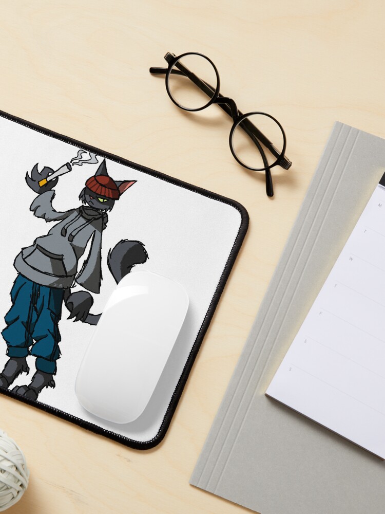 Thumbnail 3 of 5, Mouse Pad, Street Cat designed and sold by AwkwardlyScial.