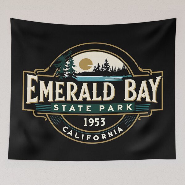 Item preview, Emerald Bay State Park - California  designed and sold by GoodOldVintage.