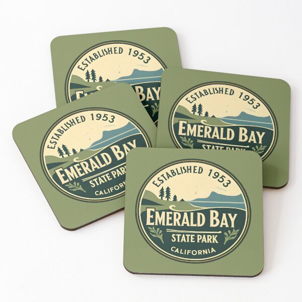 Item preview, Emerald Bay State Park - California designed and sold by GoodOldVintage.