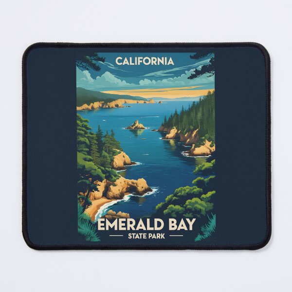Item preview, Emerald Bay State Park - California designed and sold by GoodOldVintage.