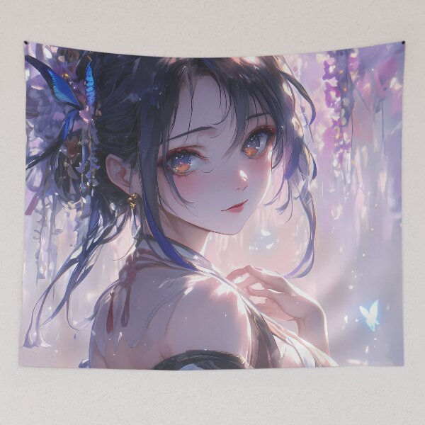 Item preview, Anime Takao Azur Lane Game Wisteria Lantern Festival Dreamy Elegance designed and sold by mildaclairmo.