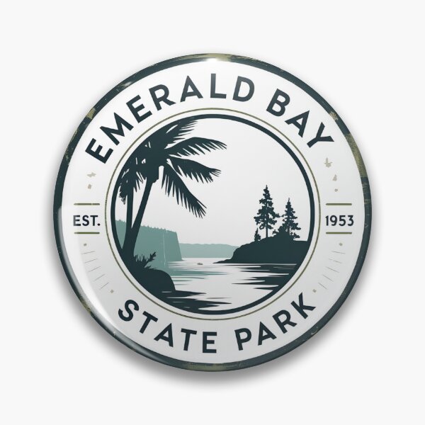 Item preview, Emerald Bay State Park - California designed and sold by GoodOldVintage.
