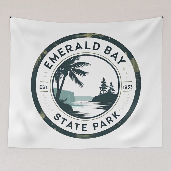 Item preview, Emerald Bay State Park - California designed and sold by GoodOldVintage.