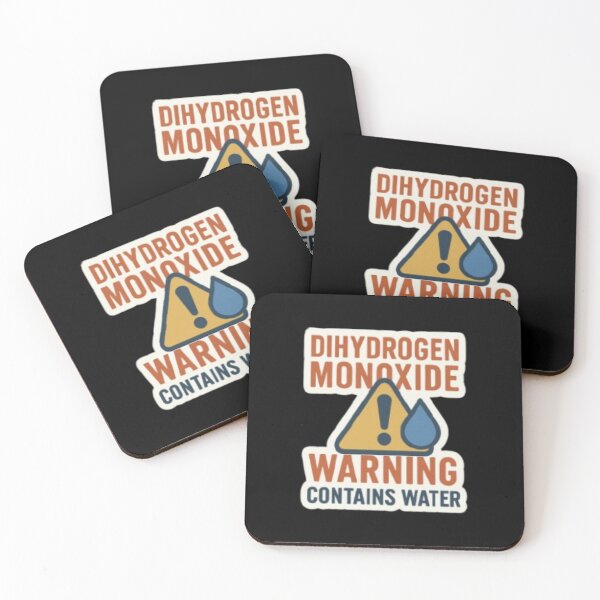 Item preview, Funny Dihydrogen Monoxide Warning Sticker designed and sold by FennyWijayaMomo.