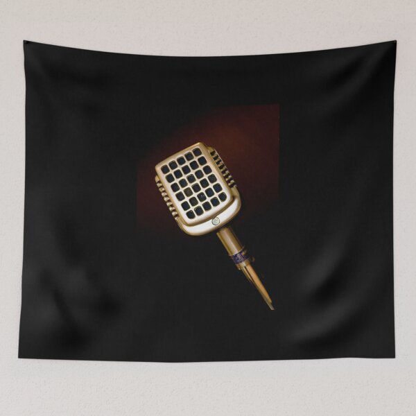 Item preview, Vintage Retro Microphone designed and sold by Roxane Bay.