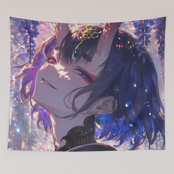 Item preview, Assassin Fate Shuten Douji FGO Game Wisteria Twilight Oni Dreamscape designed and sold by mildaclairmo.
