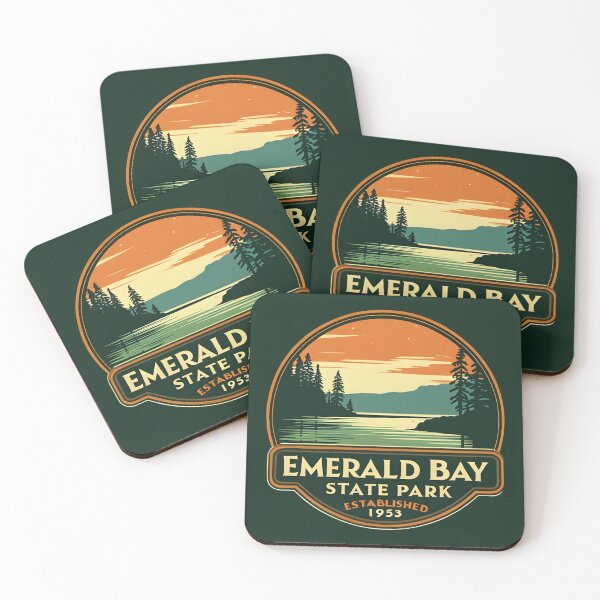Item preview, Emerald Bay State Park - California designed and sold by GoodOldVintage.