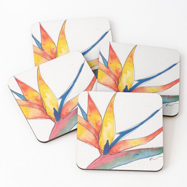Item preview, Bird of Paradise Flower designed and sold by Kirsten Robinson Art.