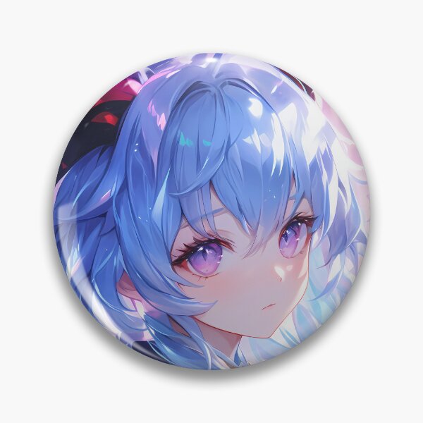 Artikelvorschau, Ganyu Celestial Adept inmitten von Glyzinienblüten Genshin Impact Game entworfen und verkauft von mildaclairmo.