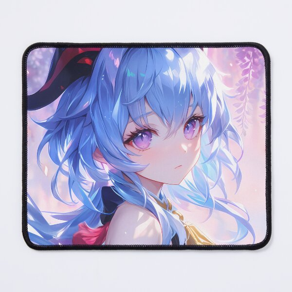 Artikelvorschau, Ganyu Celestial Adept inmitten von Glyzinienblüten Genshin Impact Game entworfen und verkauft von mildaclairmo.