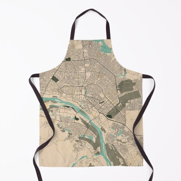Item preview, Niamey City Map of Niger - Vintage designed and sold by deMAP.