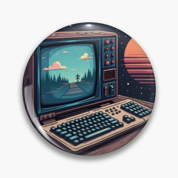 Item preview, Retro Dreams in the Code designed and sold by BitCafeAI.