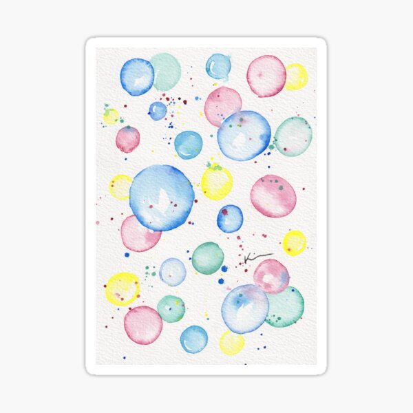 Item preview, Pretty Bubbles designed and sold by Kirsten Robinson Art.