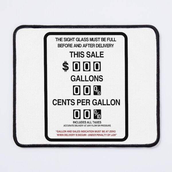 Item preview, Gas Pump 50's Glass Vintage Art designed and sold by San Studios Co..