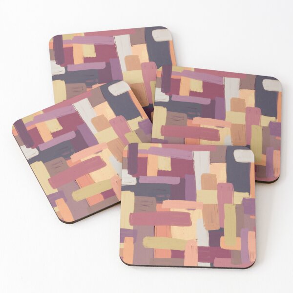 Item preview, Blocky Abstract in Warm Pinks designed and sold by lsimkins.