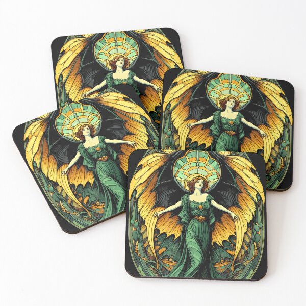 Item preview, dark green angel designed and sold by aliraweb.
