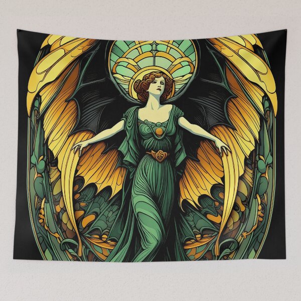 Item preview, dark green angel designed and sold by aliraweb.