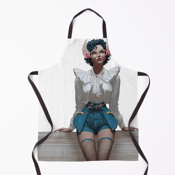 Item preview, Elegant Woman in Retro Attire with Dreamy Gaze designed and sold by pkvorakorn.