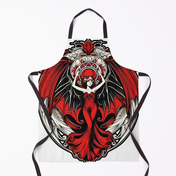 Item preview, red nouveau dark angel designed and sold by aliraweb.