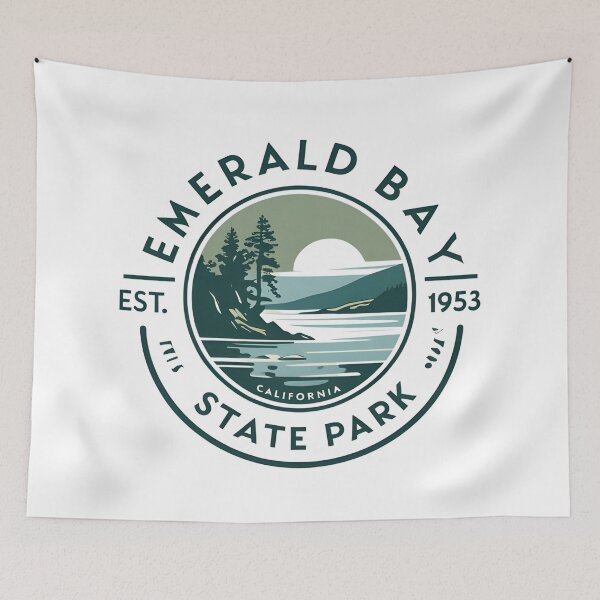 Item preview, Emerald Bay State Park - California designed and sold by GoodOldVintage.