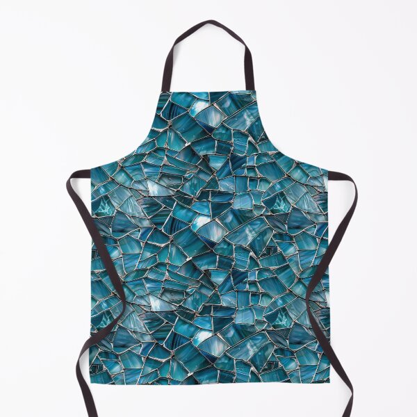 Item preview, Aqua and Blue Stained Glass Mosaic Texture designed and sold by NTGUILTY.