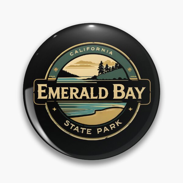 Item preview, Emerald Bay State Park - California designed and sold by GoodOldVintage.