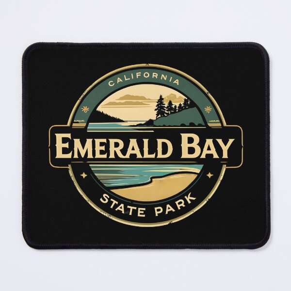 Item preview, Emerald Bay State Park - California designed and sold by GoodOldVintage.