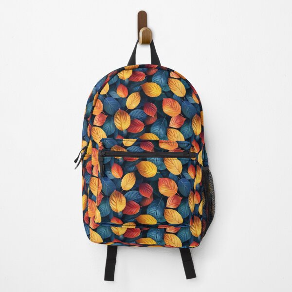 Item preview, Vibrant Autumn Leaves on Dark Background designed and sold by NTGUILTY.