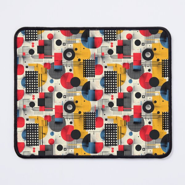 Item preview, Abstract Retro Geometric Pattern with Halftones designed and sold by NTGUILTY.