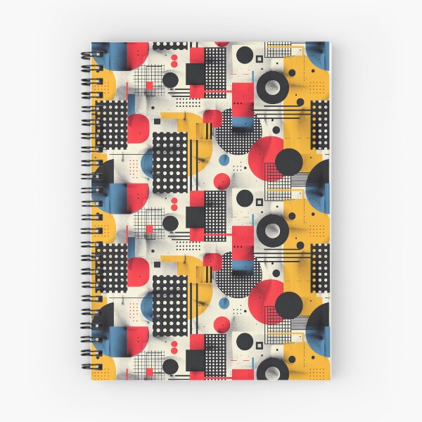Item preview, Abstract Retro Geometric Pattern with Halftones designed and sold by NTGUILTY.