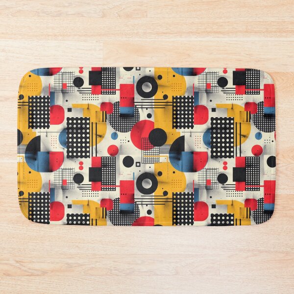 Item preview, Abstract Retro Geometric Pattern with Halftones designed and sold by NTGUILTY.